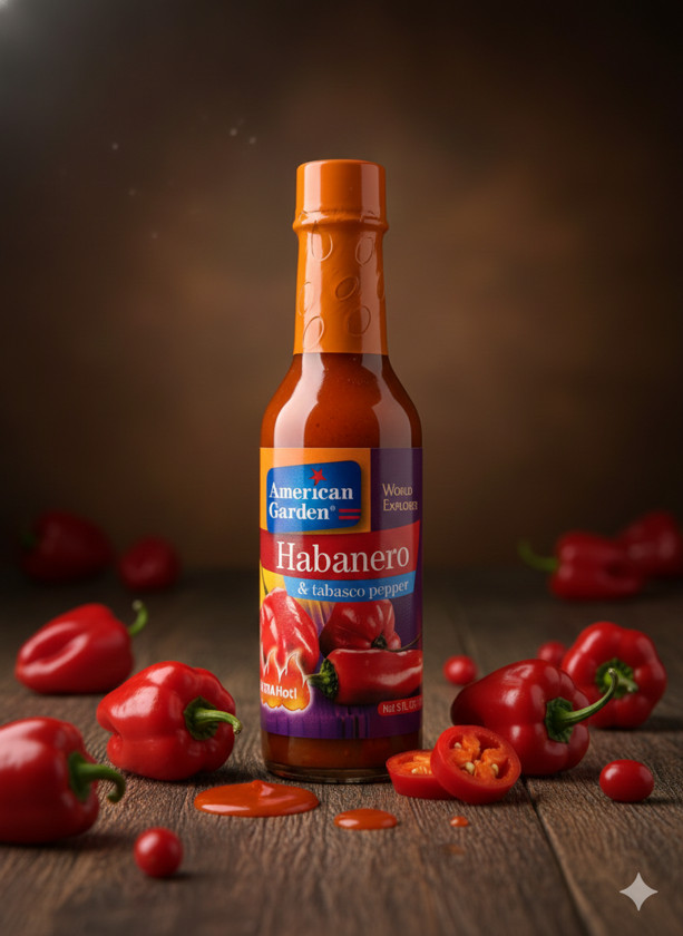 Qırmızı bibər sousu American Garden Habanero