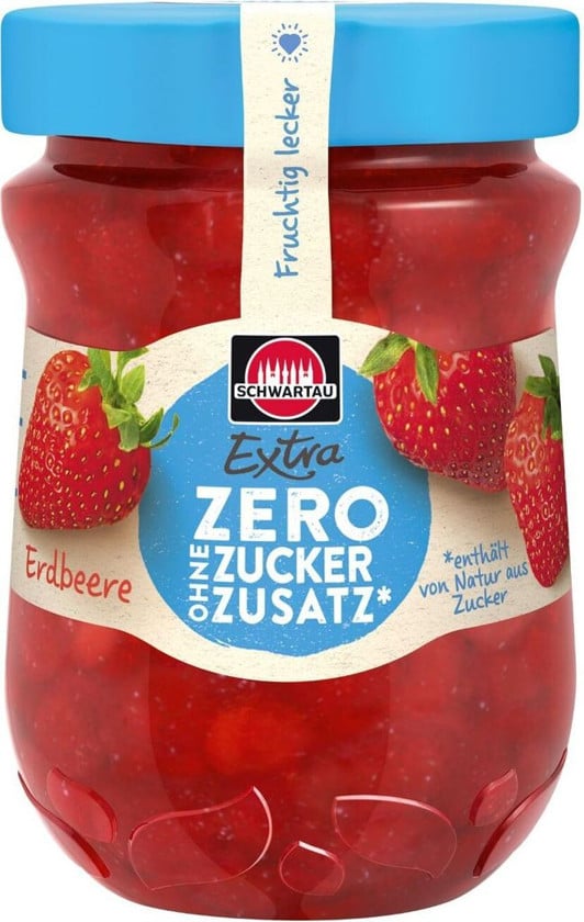 Mürəbbə Schwartau Extra, çiyələk, 280 q