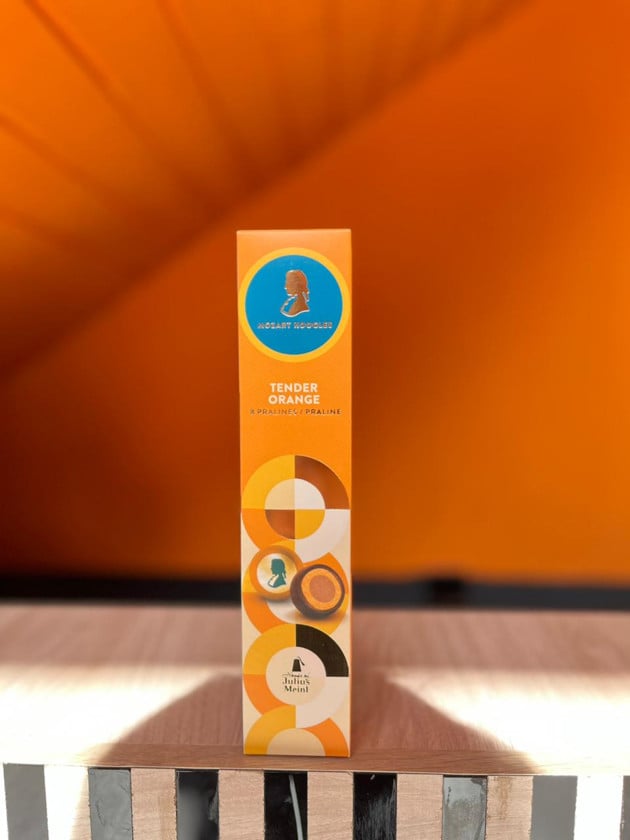 Şokolad konfetlər Mozart Tender Orange, 136 q