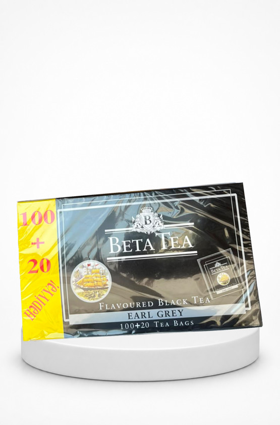 Paket çayı Beta Earl Grey, 120x2 q