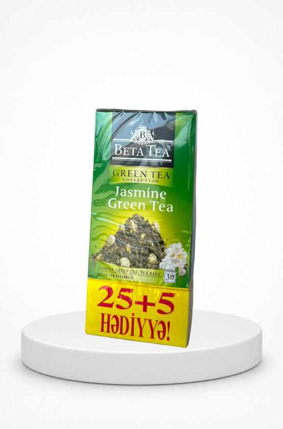 Paket çayı Beta Jasmine Green, 30x1.5 q