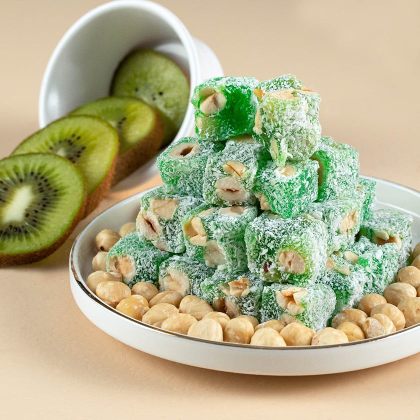 Lokum Lovelokum Traditional Delight with Kiwi Hazelnut, 100 q