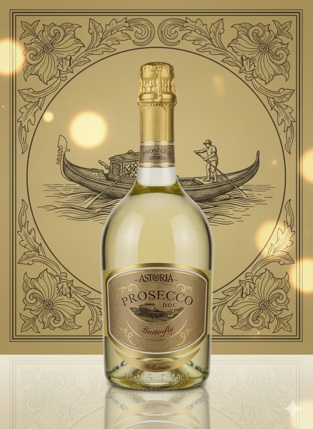 Köpüklü şərab Astoria Prosecco DOC “Butterfly” Millesimato 750 ml