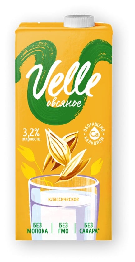 Yulaf südü Velle Barista 3.2% yağlılıq, 1 l