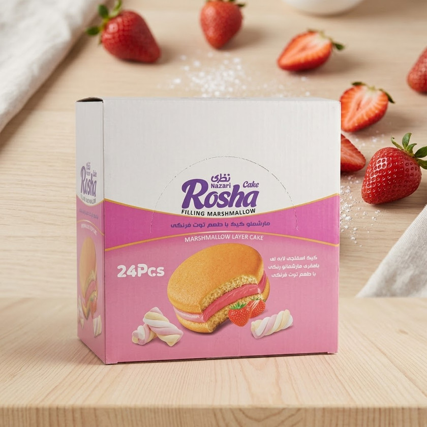 Biskvit Nazari Rosha Marshmallow, 40 q