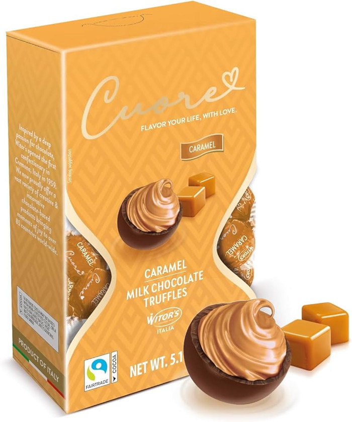 Karamel konfetləri Witor's Cuore Caramel, 145 q