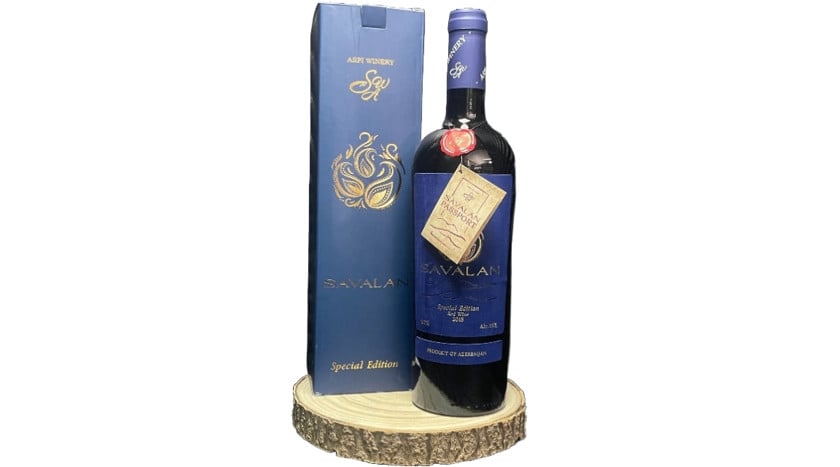 Şərab Savalan Merlot Special Edition qırmızı turş 0.75 l
