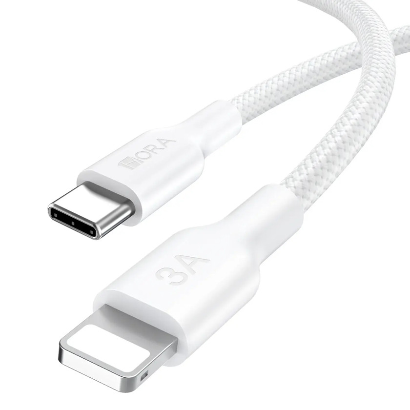ᐈ 1HORA Cable TypeC-Lighting 3A 1m CAB273 White - купить по выгодной ...