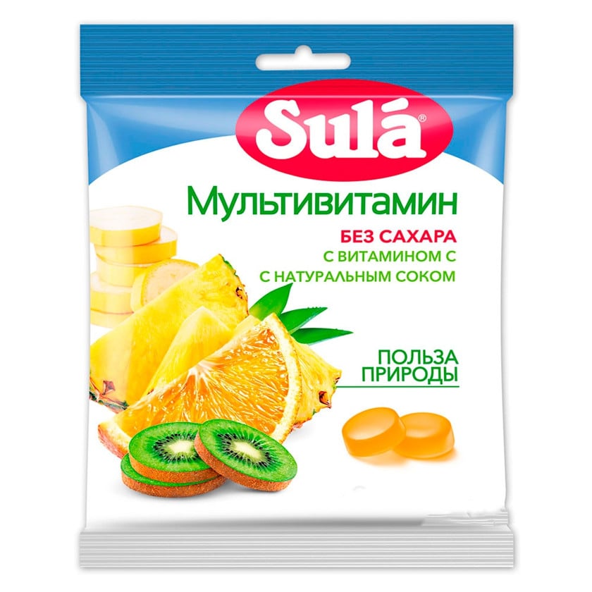 Nabat Sula Multivitamin şəkərsiz, 60 q