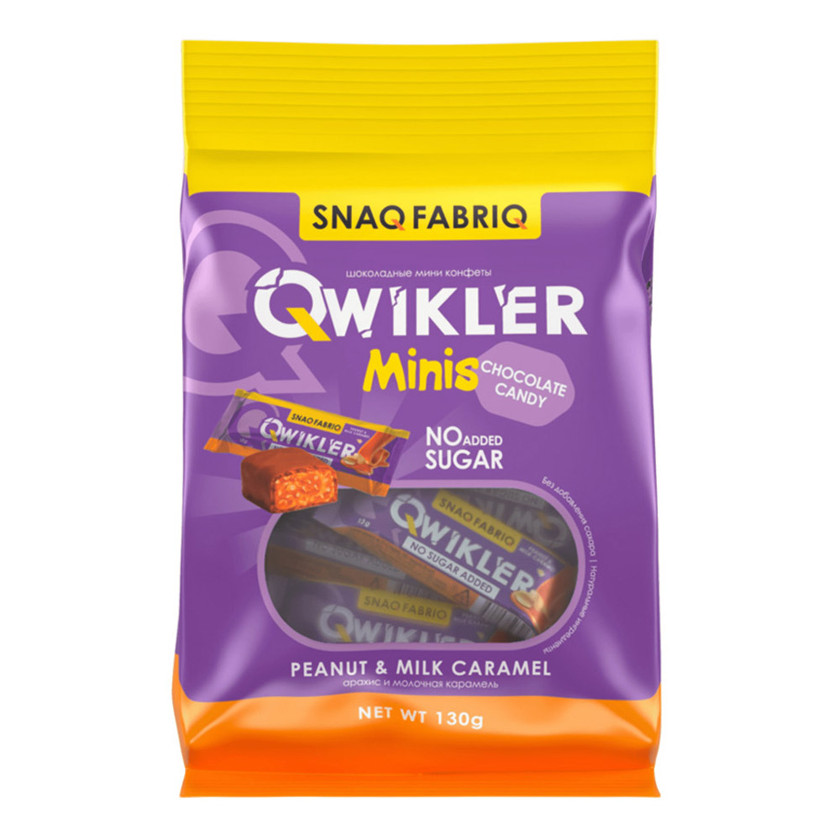 Grilyaj Snaq Fabriq Minis Peanut&Milk Caramel, 130 q