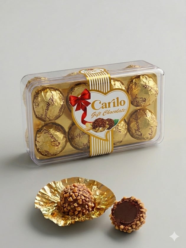 Şokolad konfetlər Carilo Chocolate Double Deck 16, 200 q