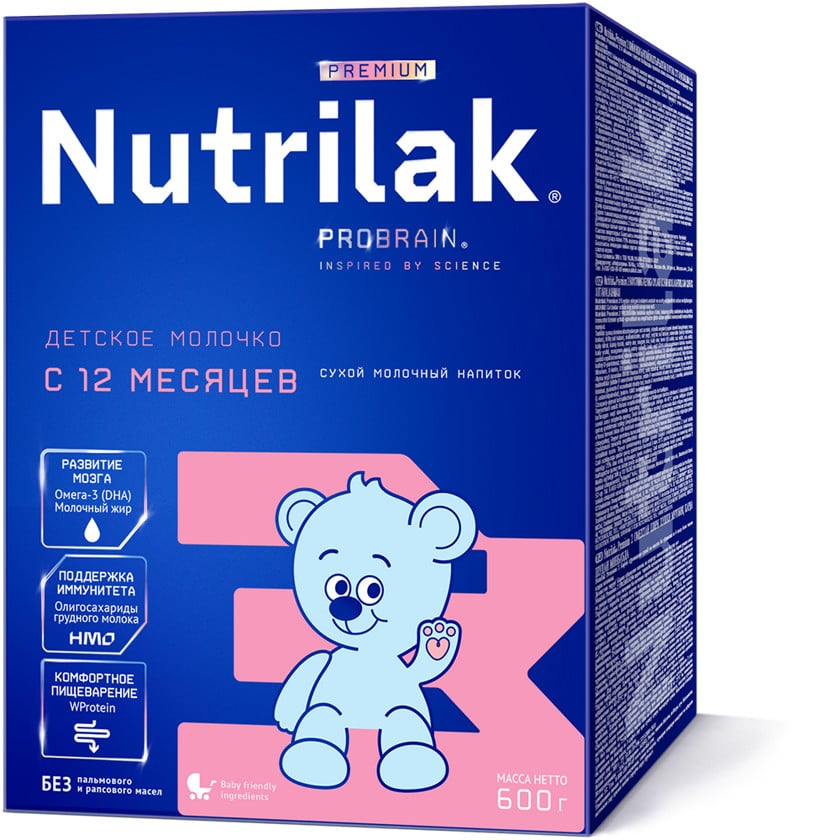 Quru südlü qatışıq Nutrilak Premium 3, 600 q