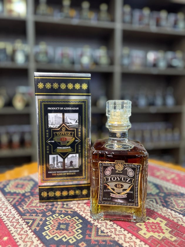 Viski Tovuz Whisky 15 illik, 700 ml