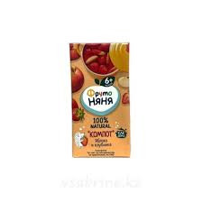Kompot ФрутоНяня, alma və çiyələk, 200 ml
