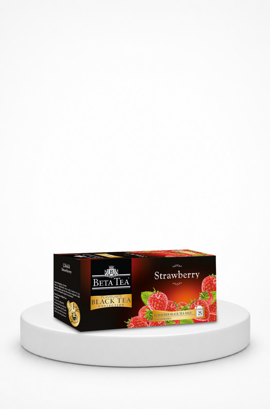 Paket çayı Beta Flavoured Collection Strawberry, 25x1.8 q
