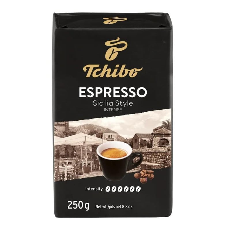 Espresso, Tchibo sisi­liya üslubunda, zəngin dad, 250 q