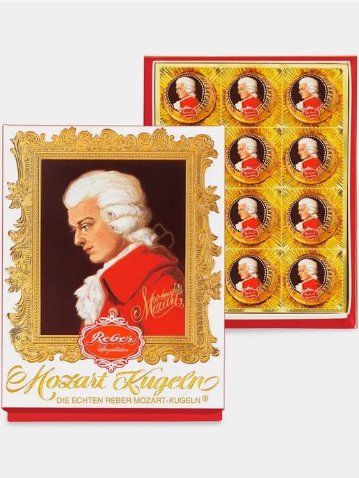 Şokolad konfetlər Reber Mozart Portret, 120 q