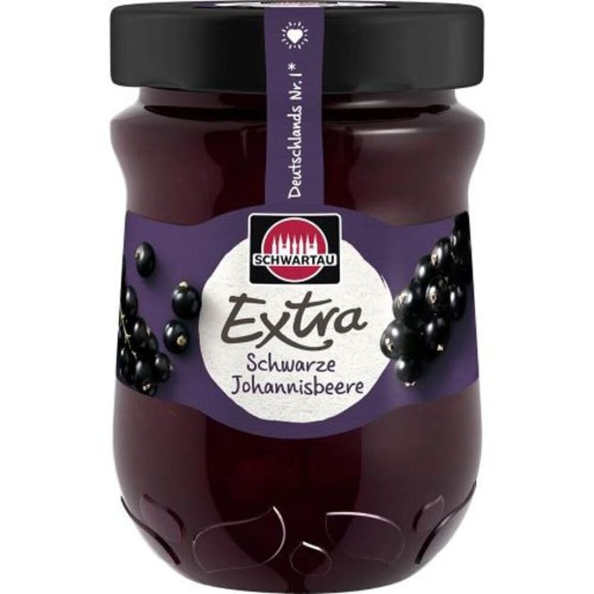 Qara qarağat konfitürü Schwartau Extra 340 q