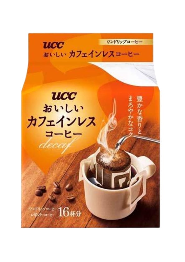 Qəhvə kofeinsiz UCC Delicious Caffeine-less Drip Coffee, 16 ədəd