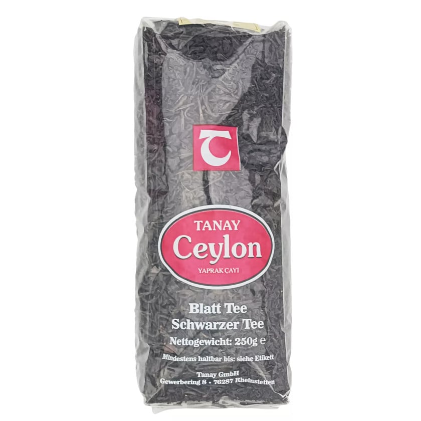 Qara Çay Tanay Ceylon Blatt Tee Schwarzer, 250 q