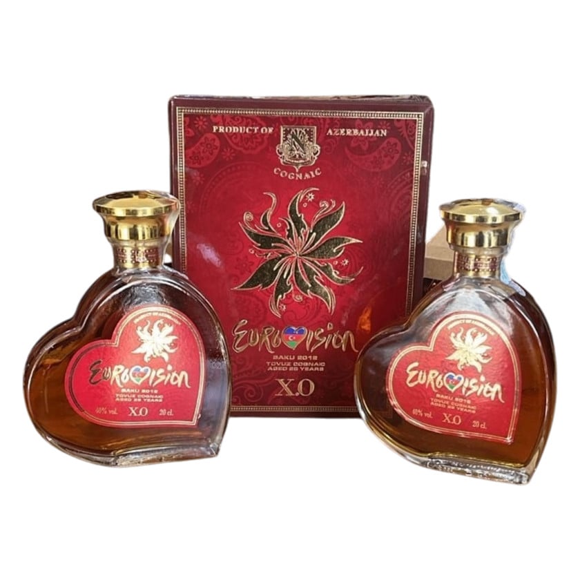 Konyak Tovuz Eurovision heartshaped X.O 40%, 200 ml