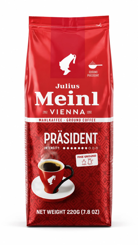 Qəhvə dənələri Julius Meinl Prasident, 220 q