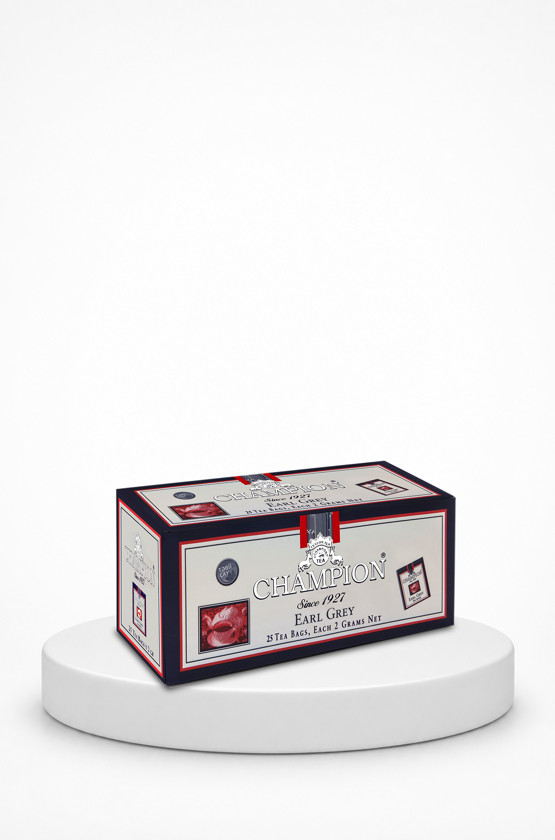 Paket çay Champion Earl Grey, 25x2 q