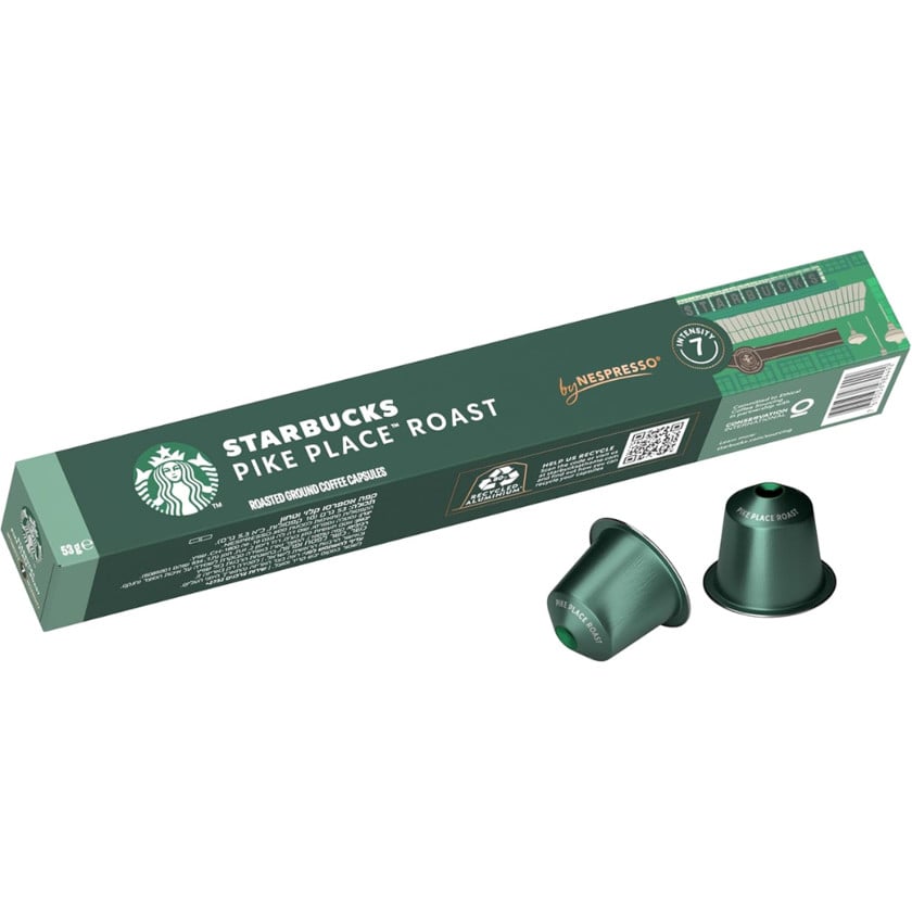 Kapsullarda qəhvə Starbucks by Nespresso Pike Place Roast