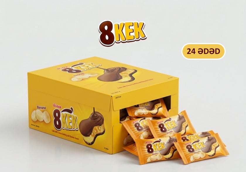Bananlı keks Ülker 8Kek, 40q x 24əd