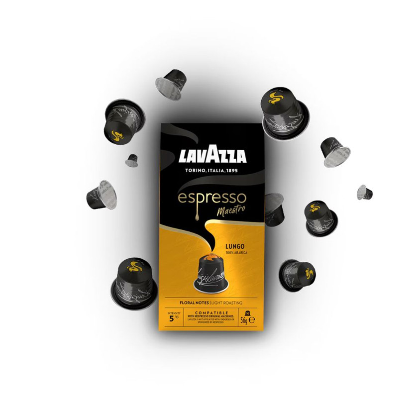 Kapsullu qəhvə Lavazza Espresso Maestro Lungo, 10 əd