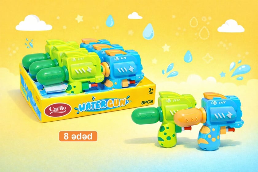 Konfetlər Carilo Water Gun, 5 q, 8 əd