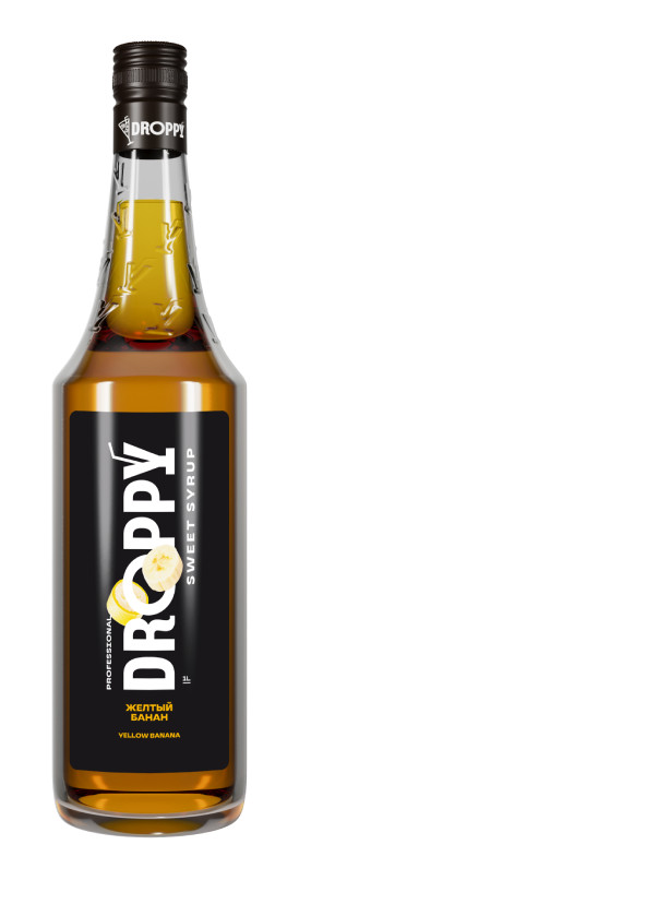 Sirop Droppy Banan, 1000 ml