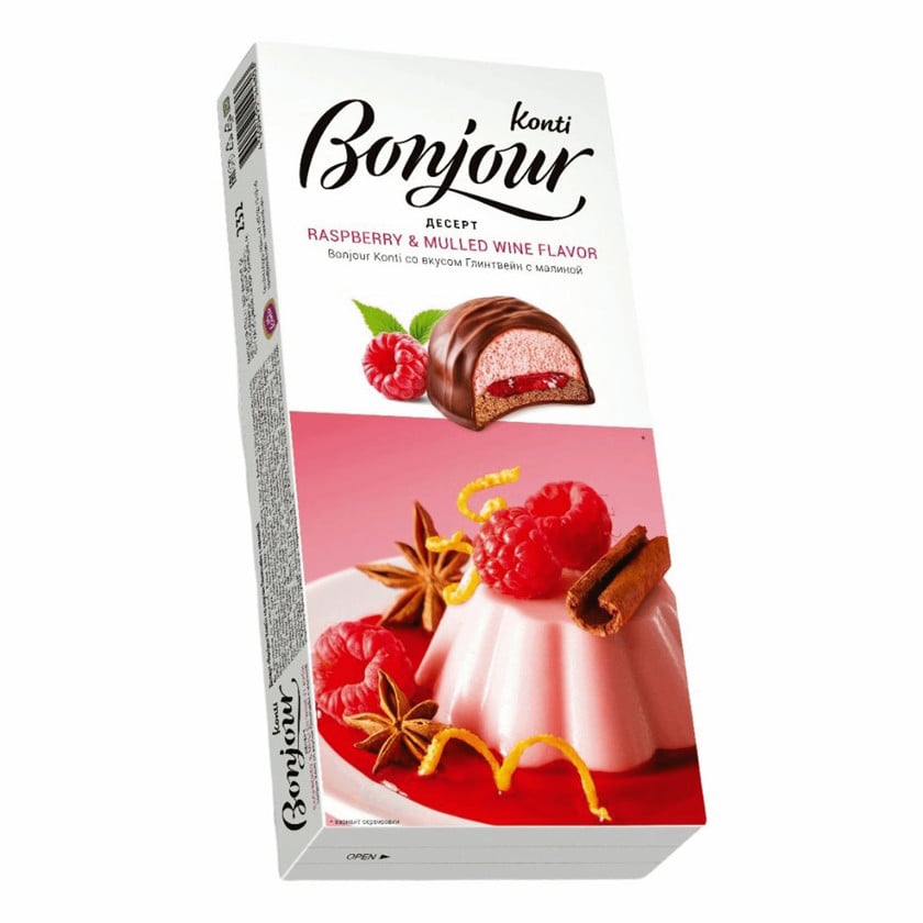 Qutuda konfet Bonjour Moruq, 232 q