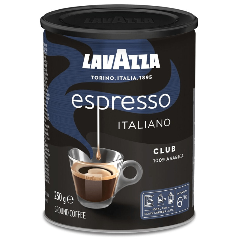 Üyüdülmüş qəhvə Lavazza Espresso Club, 250 q