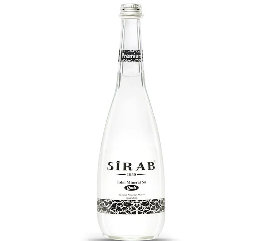 Qazlı mineral su Sirab Premium, 330 ml