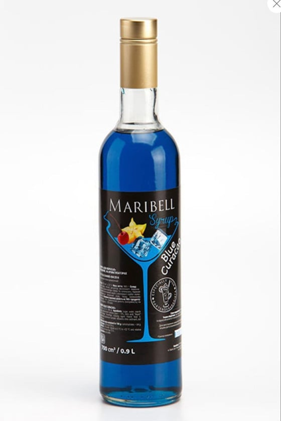 Sirop Maribell Göy Kuraçao, 700 ml