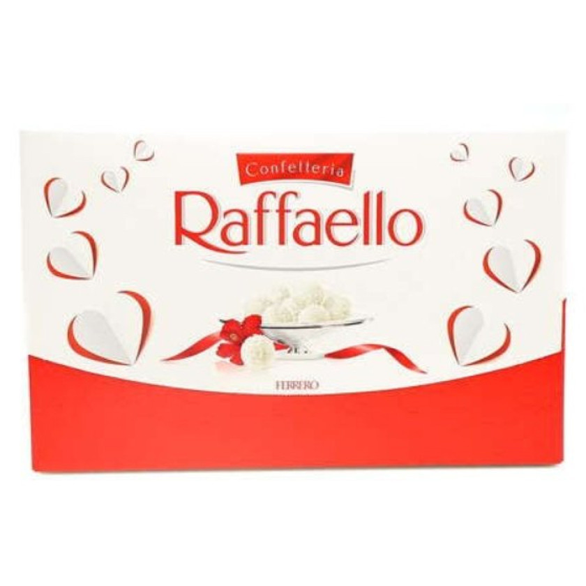 Qutuda konfet Confelleria Raffaello, 90q