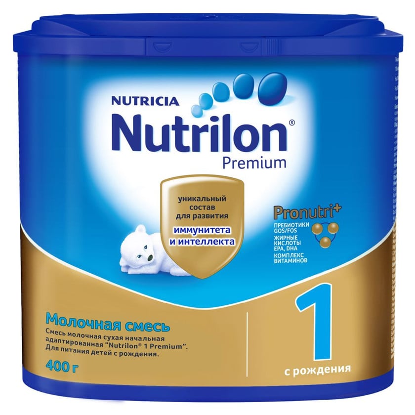 Quru südlü qatışıq Nutrilon N1 Premium, 0+ ay, 400 q