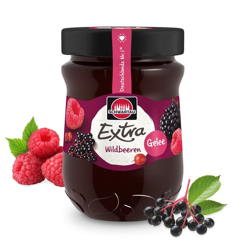 Cem Schwartau Extra Wildberry Jelly 340 q