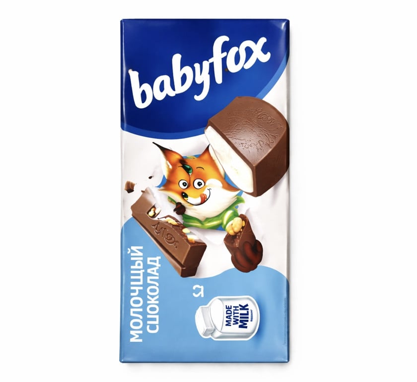 Şokolad südlü Baby fox, 90qr