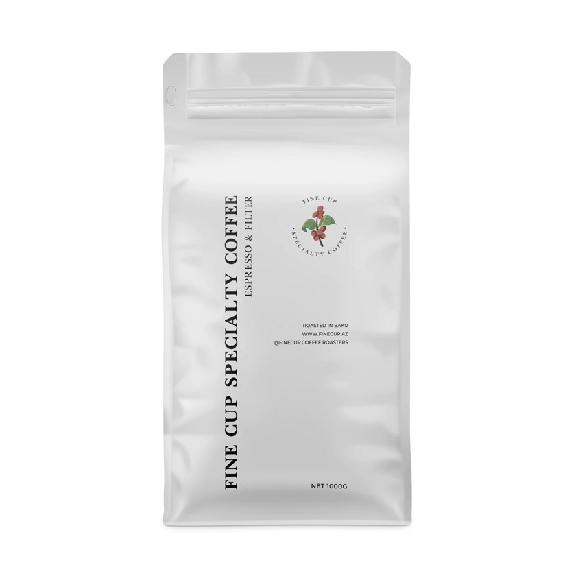 Qəhvə dənələri Fine Cup Roasters Brazil Santos, 1000 q