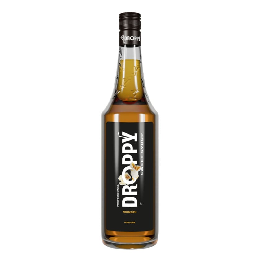 Sirop Droppy Popkorn, 1000 ml