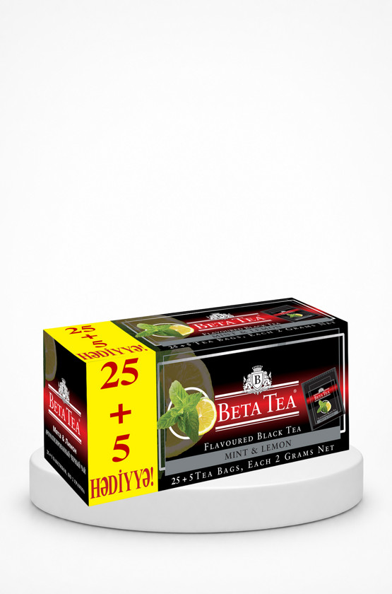 Paket çayı Beta Mint & Lemon, 30x2 q