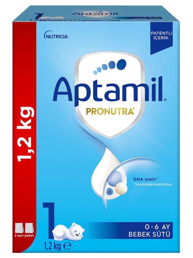 Quru südlü qatışıq Aptamil Pronutra 1, doğuşdan etibarən , 1.2 kq