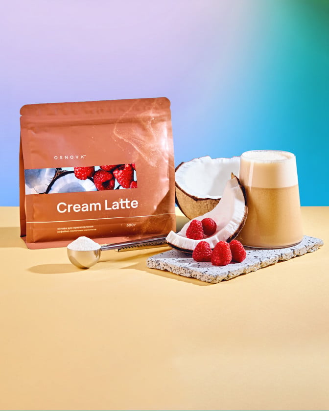 Qəhvə hazırlanması üçün toz Osnova Tech Cream Moruq-Kokos, 500 q