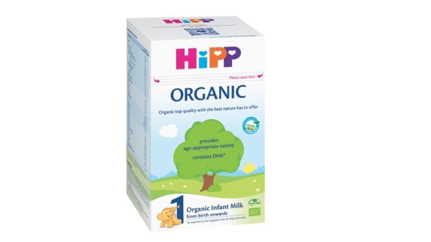 Quru südlü qatışıq Hipp Organic 1, yenidoğulan, 800 q
