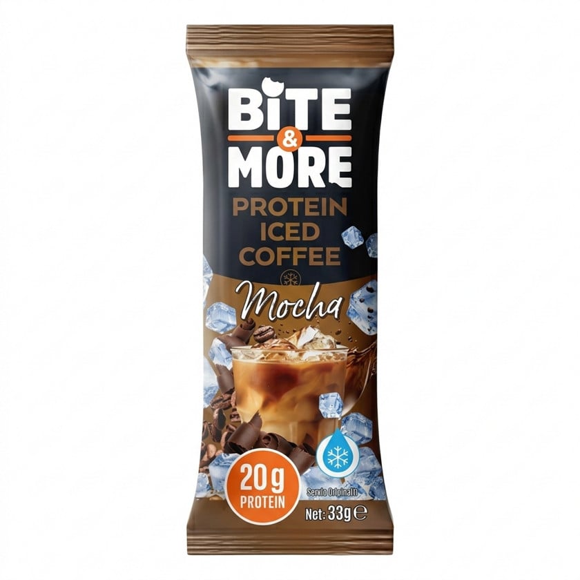Həll olunan qəhvə Bite More Protein Iced Coffee, 33 q