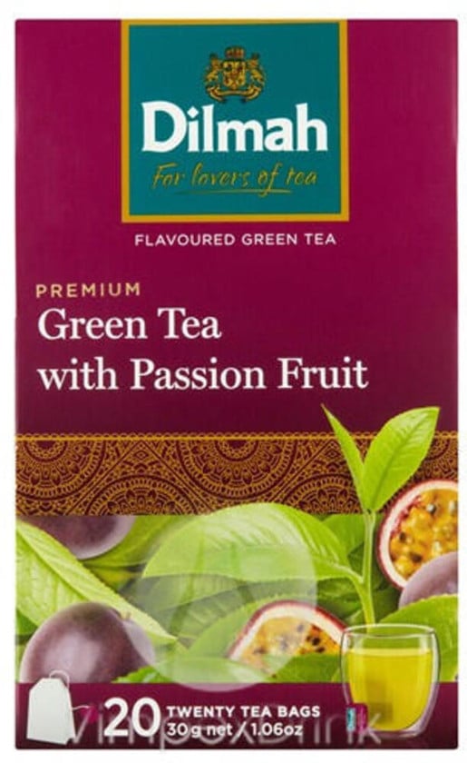 Yaşıl çay Dilmah Green Tea Passion Fruit 20 əd