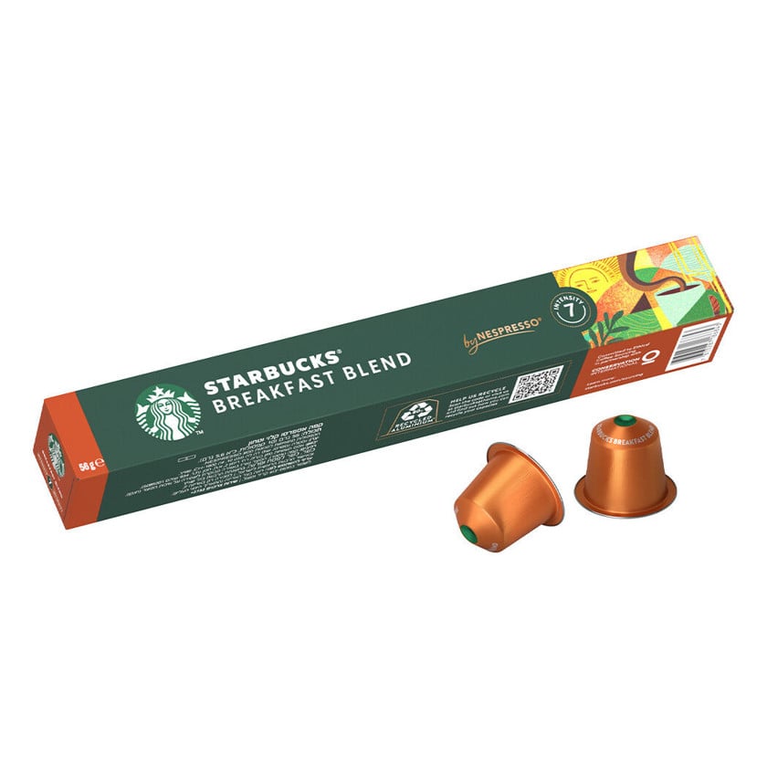 Kapsullu qəhvə Starbucks Nespresso Breakfast Blend