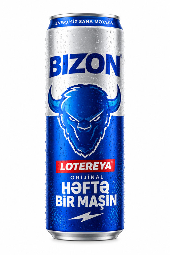 Enerji içkisi Bizon, Meyvəli barbaris citrus, Alkoqolsuz, 250 ml